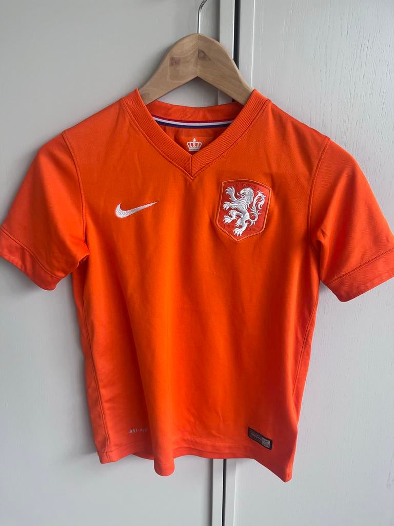 Nike Nederlands Elftal Oranje Shirt - Kindermaat M (140), Ophalen of Verzenden, Zo goed als nieuw, Jongen of Meisje, Shirt of Longsleeve