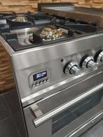 Luxe Boretti Fornuis 100cm RVS 1 oven 1 magnetron Duel Feul, Witgoed en Apparatuur, Niet ingevuld, 60 cm of meer, Niet ingevuld