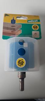 WOLFCRAFT universele gatenzaag 68 mm incl. schacht, Ophalen of Verzenden, Gebruikt