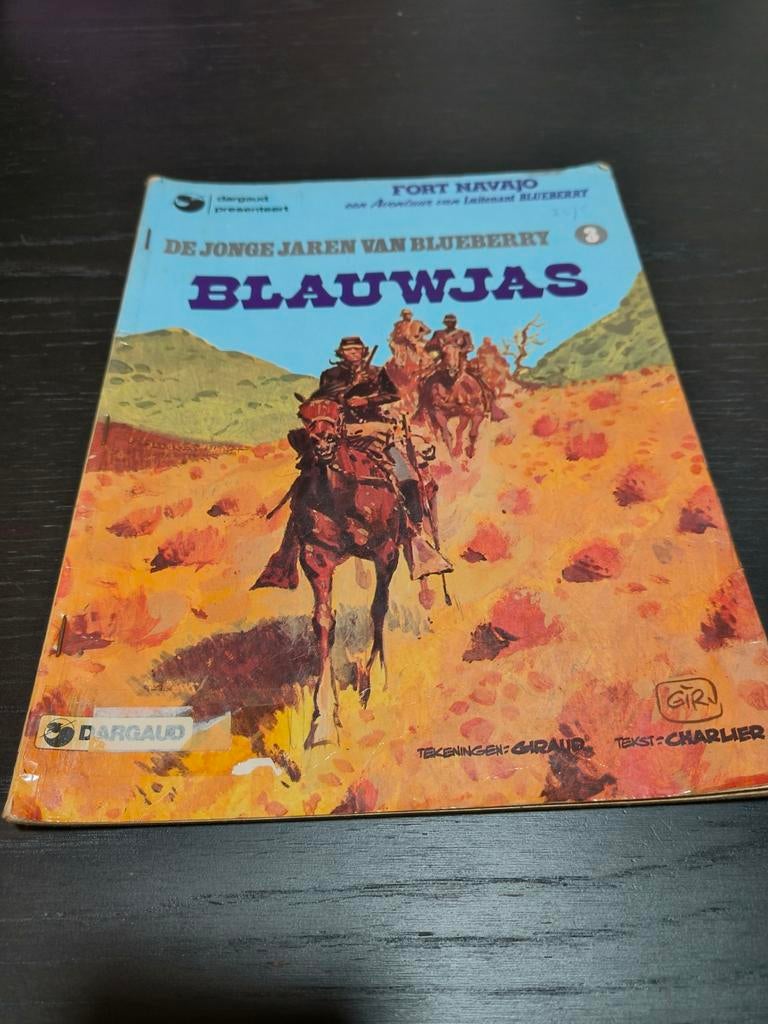 De Jonge Jaren van Blueberry - Blauwjas (Dargaud), Boeken, Stripboeken, Eén stripboek, Ophalen of Verzenden, Gelezen, Giraud, Charlier