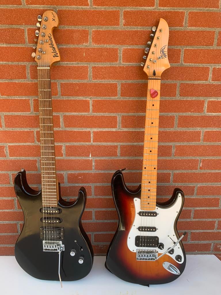 Elektrische gitaren: Washburn X-Series & onbekend merk, Muziek en Instrumenten, Ophalen, Gebruikt, Solid body, Overige merken