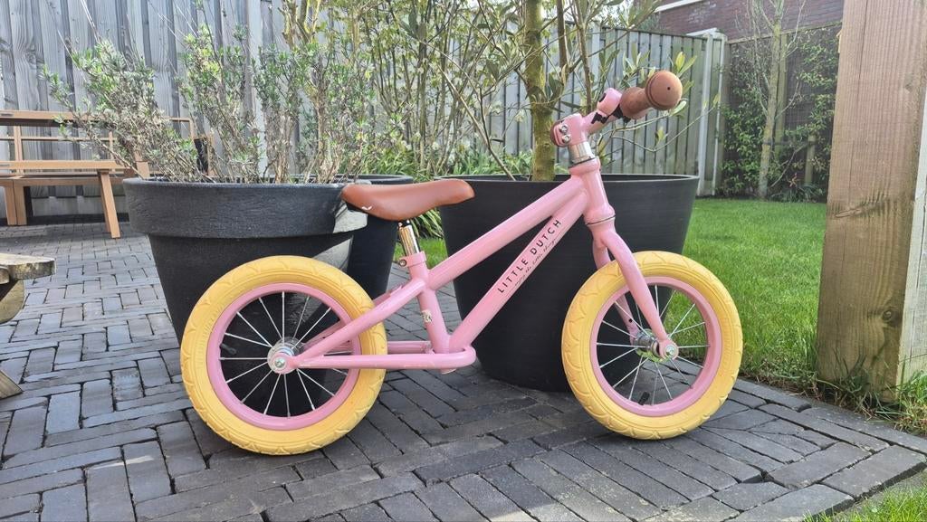Little Dutch loopfiets roze, Fietsen en Brommers, Fietsen | Kinderfietsjes, Ophalen of Verzenden, 16 tot 20 inch, Little Dutch