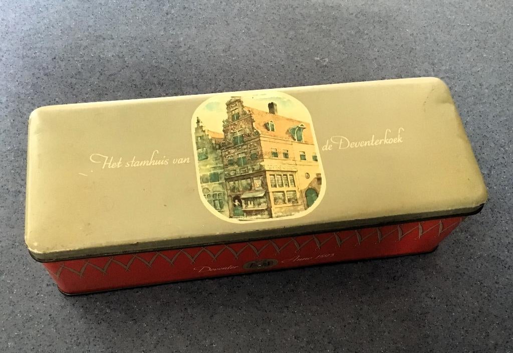 Deventer Koek koekblik, Ophalen of Verzenden, Gebruikt, Koek(jes)