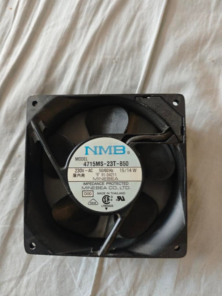 NMB 4715MS-23T-B50 AC Ventilator 230V, Ophalen of Verzenden, Gebruikt, Luchtkoeling