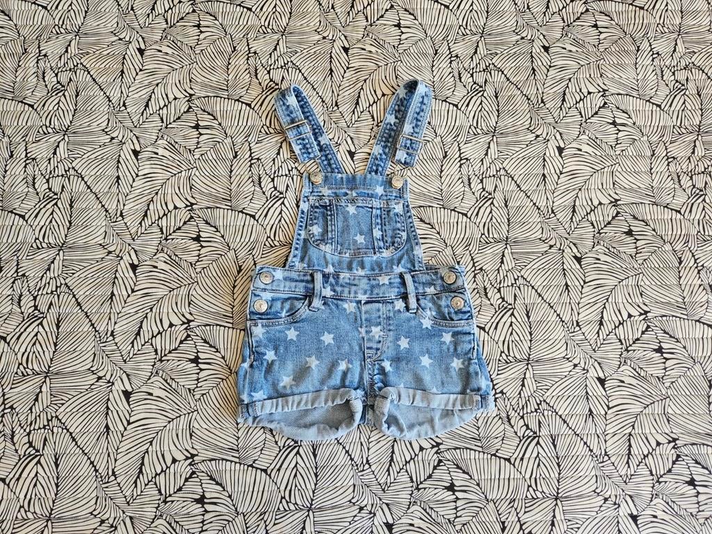 Denim overall / salopette / tuinbroek
size 98 (2-3y), Broek, Meisje, H&M, Ophalen of Verzenden