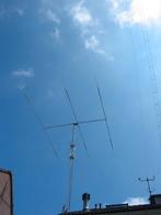 GEVEL KANTELMAST MET CUSHCRAFT BEAM, Telecommunicatie, Antennes en Masten, Ophalen, Gebruikt, Antenne