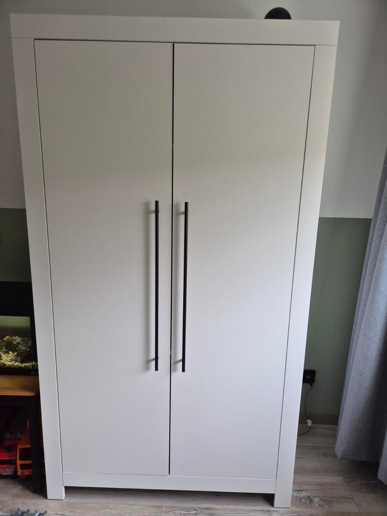 Europe Baby Vittoria III kledingkast 2-Deurs Wit, Ophalen, 50 tot 70 cm, 105 cm of meer, 100 cm of meer