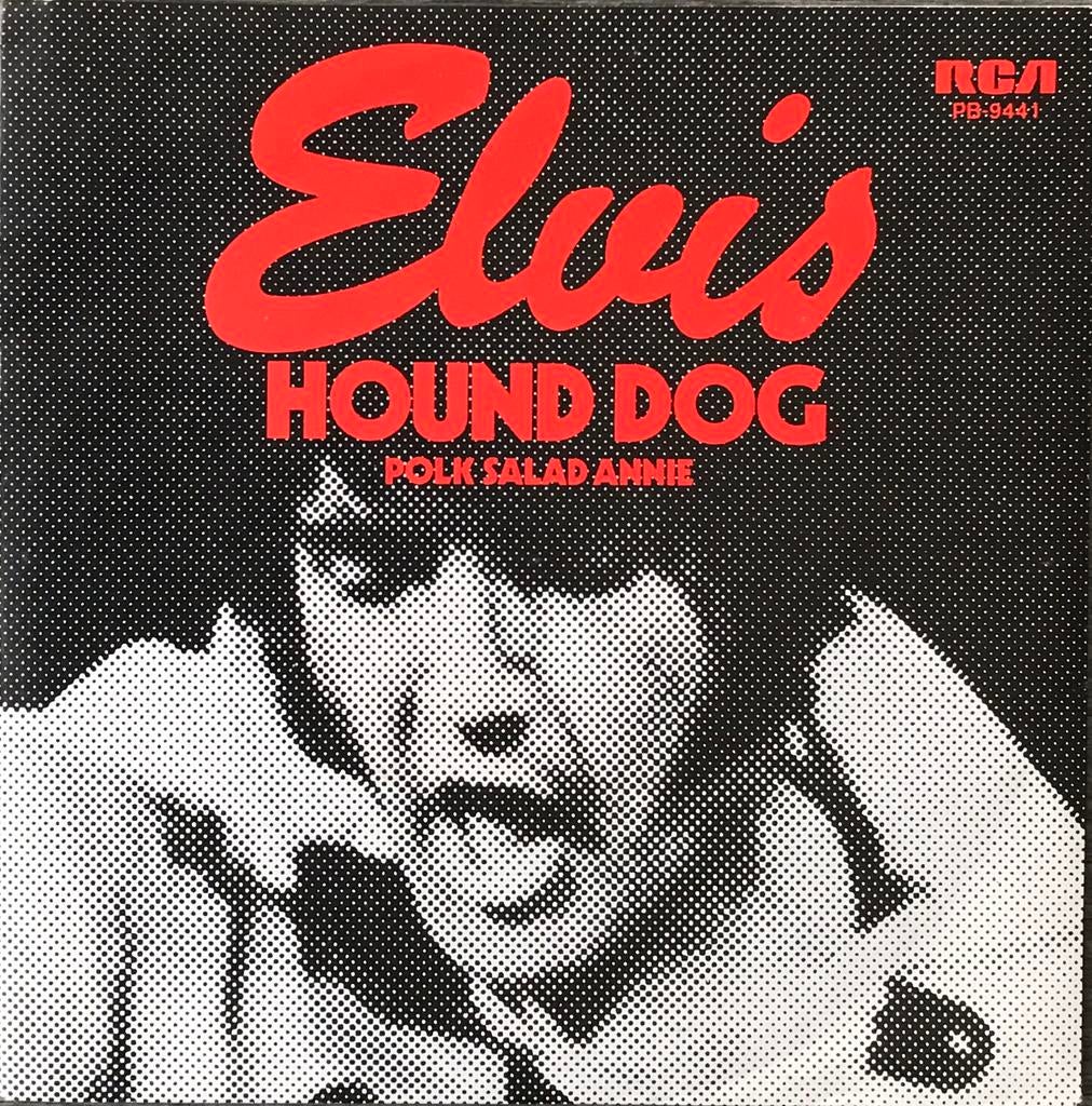 ELVIS PRESLEY - Hound dog/Polk salad Annie (beide LIVE!1), Verzenden, 7 inch, Single