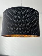 IKEA NYMÖ lampenkap zwart/goud 59 cm, Ophalen, 25 tot 50 cm, Zwart, Rond