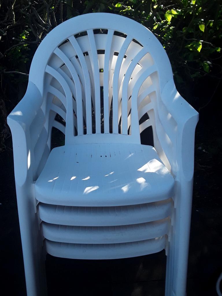 4 tuinstoelen van Hartman, Ophalen of Verzenden, Gebruikt, Kunststof