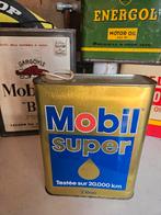 Vintage Mobil Super Olieblik - 2 Liter - Decoratie, Ophalen of Verzenden, Gebruikt, Overige