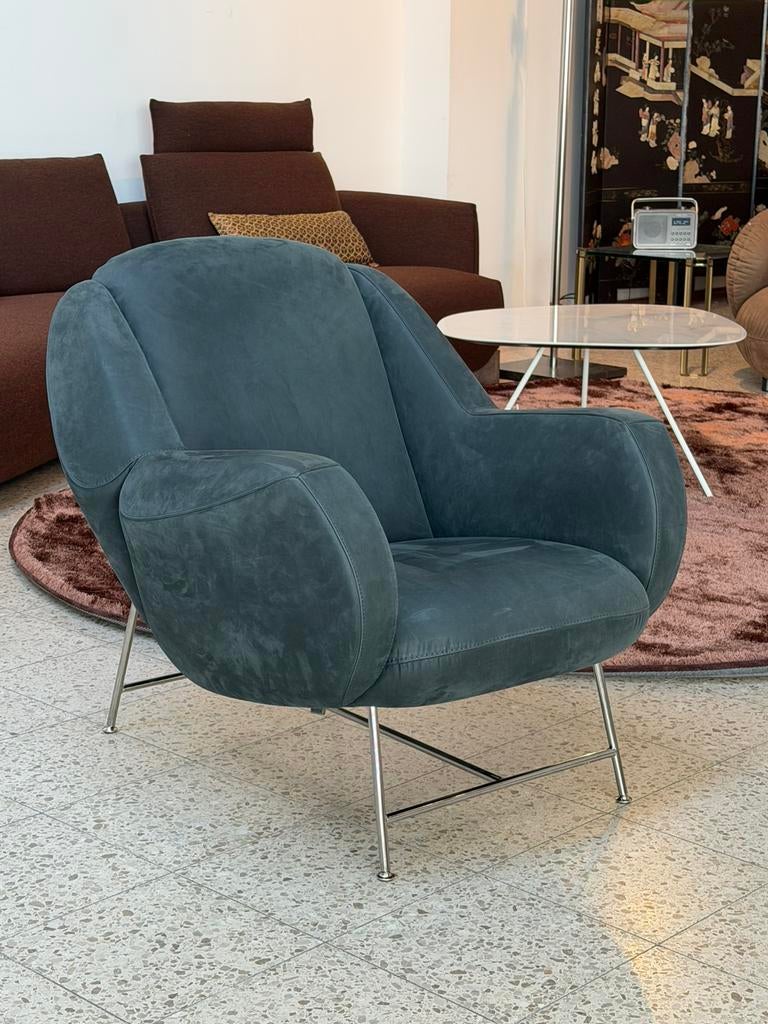 Leolux Anton fauteuil als NIEUW, Ophalen, Zo goed als nieuw