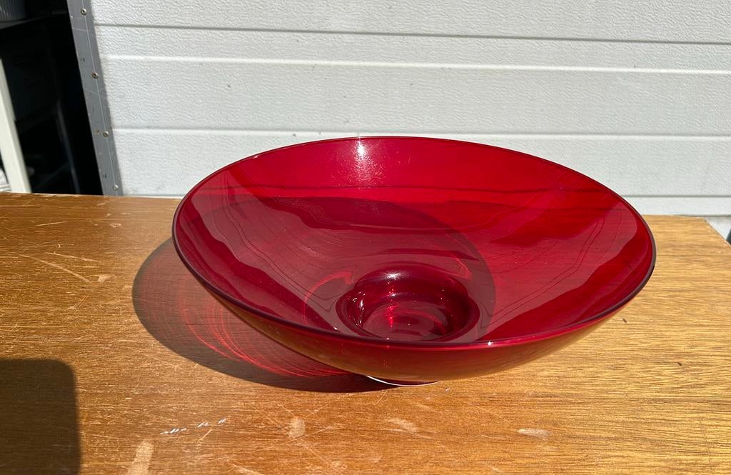 Monica Bratt Glasbruk schaal zweeds design, Ophalen of Verzenden