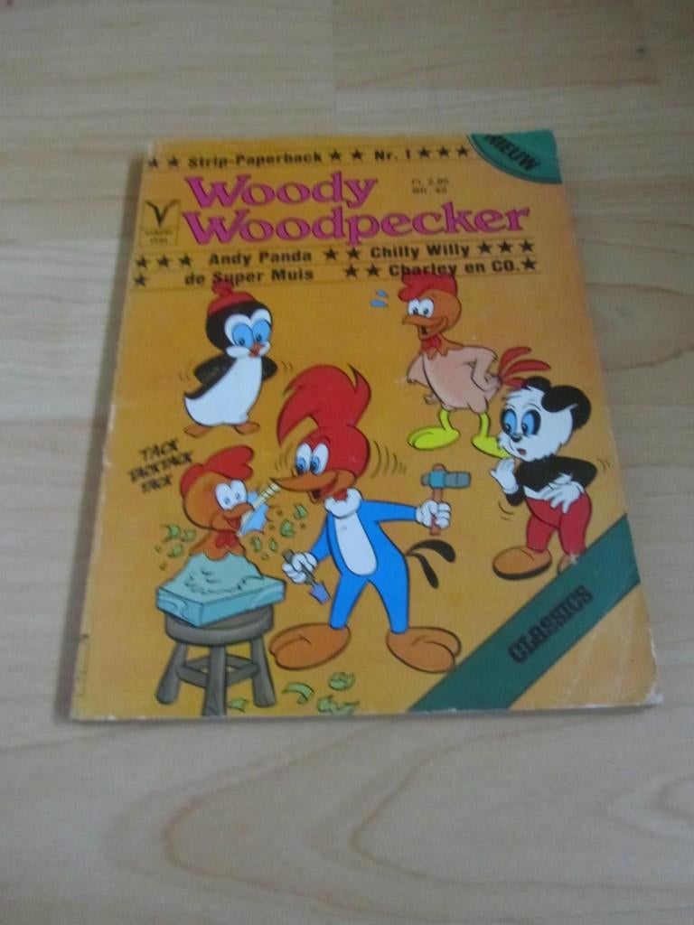 WOODY WOODPECKER  no.1  1977, Europa, Ophalen of Verzenden, Gelezen, Eén comic