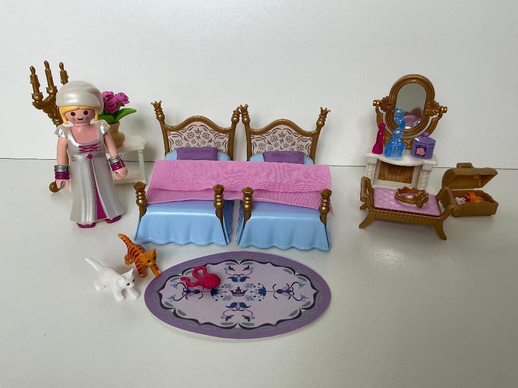 playmobil prinsessen slaapkamer, Ophalen of Verzenden, Gebruikt, Los playmobil
