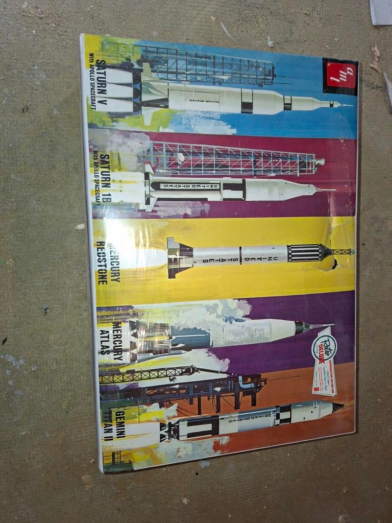 AMT Ruimtevaart Raket Modellen Set - 1/200, Overige merken, Verzenden, Nieuw, Groter dan 1:32