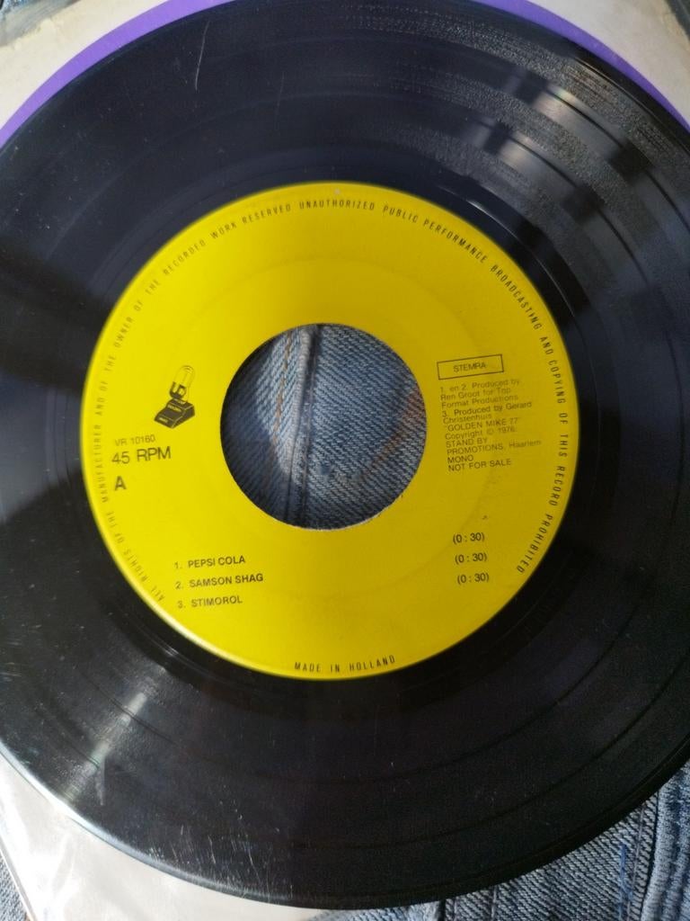Golden Mike - Pepsi Cola / Samson Shag / Stimorol, Ophalen of Verzenden, Gebruikt, Nederlandstalig