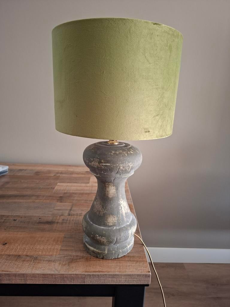 Te koop 2 schemerlampen, Huis en Inrichting, Lampen | Lampenkappen, Rond, Ophalen of Verzenden, Zo goed als nieuw, 50 cm of meer