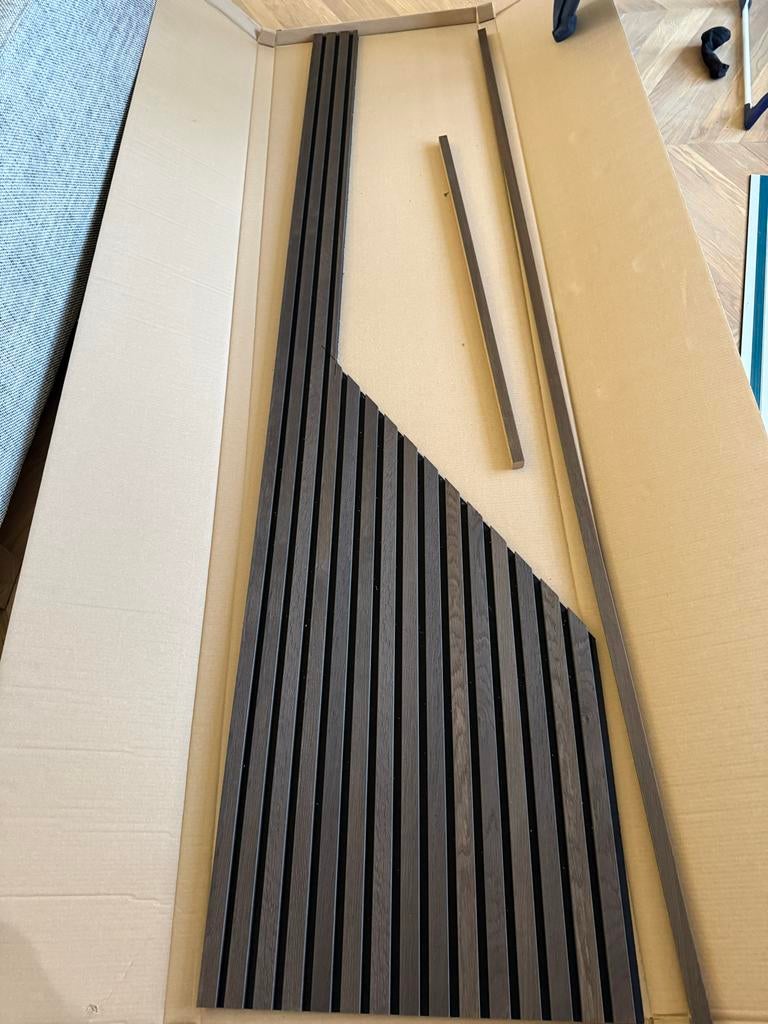 Restant WoodUp akupanel  - gerookt eiken, Ophalen, Minder dan 25 mm, Overige typen, Nieuw