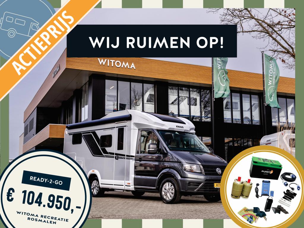 Knaus Van Wave 640 Vansation 4 PERSOONS! SALE!, Automaat, Standaard zit, Bedrijf, Diesel