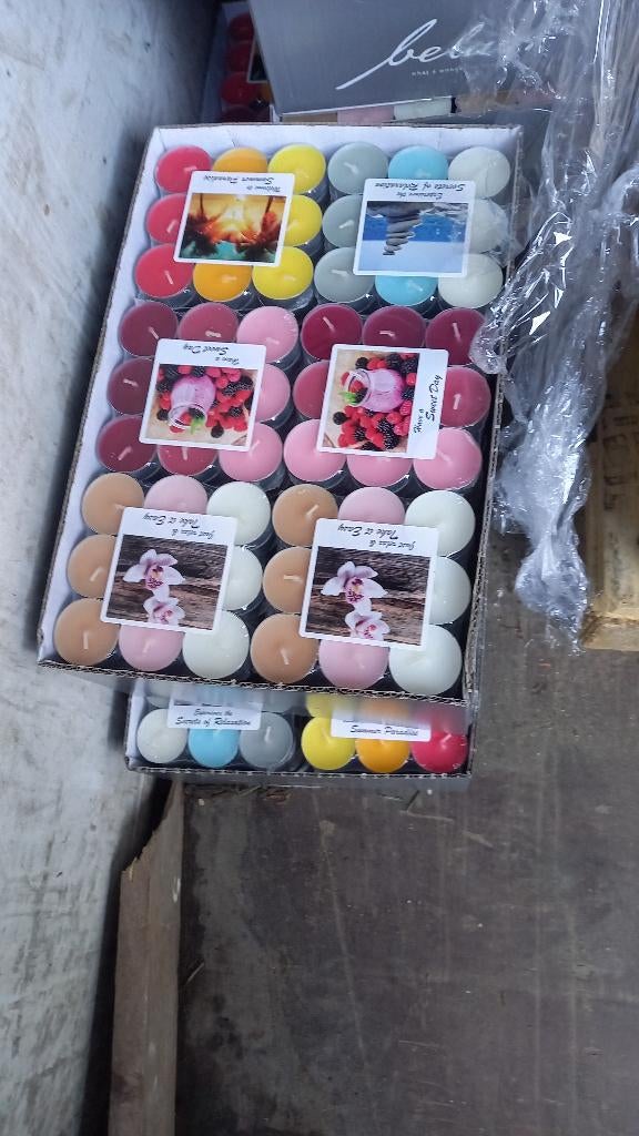 kaarsen     theelichtjes, Ophalen of Verzenden, Nieuw, Overige materialen, Minder dan 25 cm