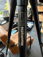 Manfrotto statief 055XDB + 804RC2 driepoot tripod, Gebruikt, 175 cm of meer, Met balhoofd, Ophalen of Verzenden