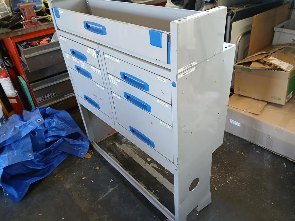 Rek voor in de auto of garage, Ophalen, 100 cm of meer, 60 cm of meer, 50 cm of meer