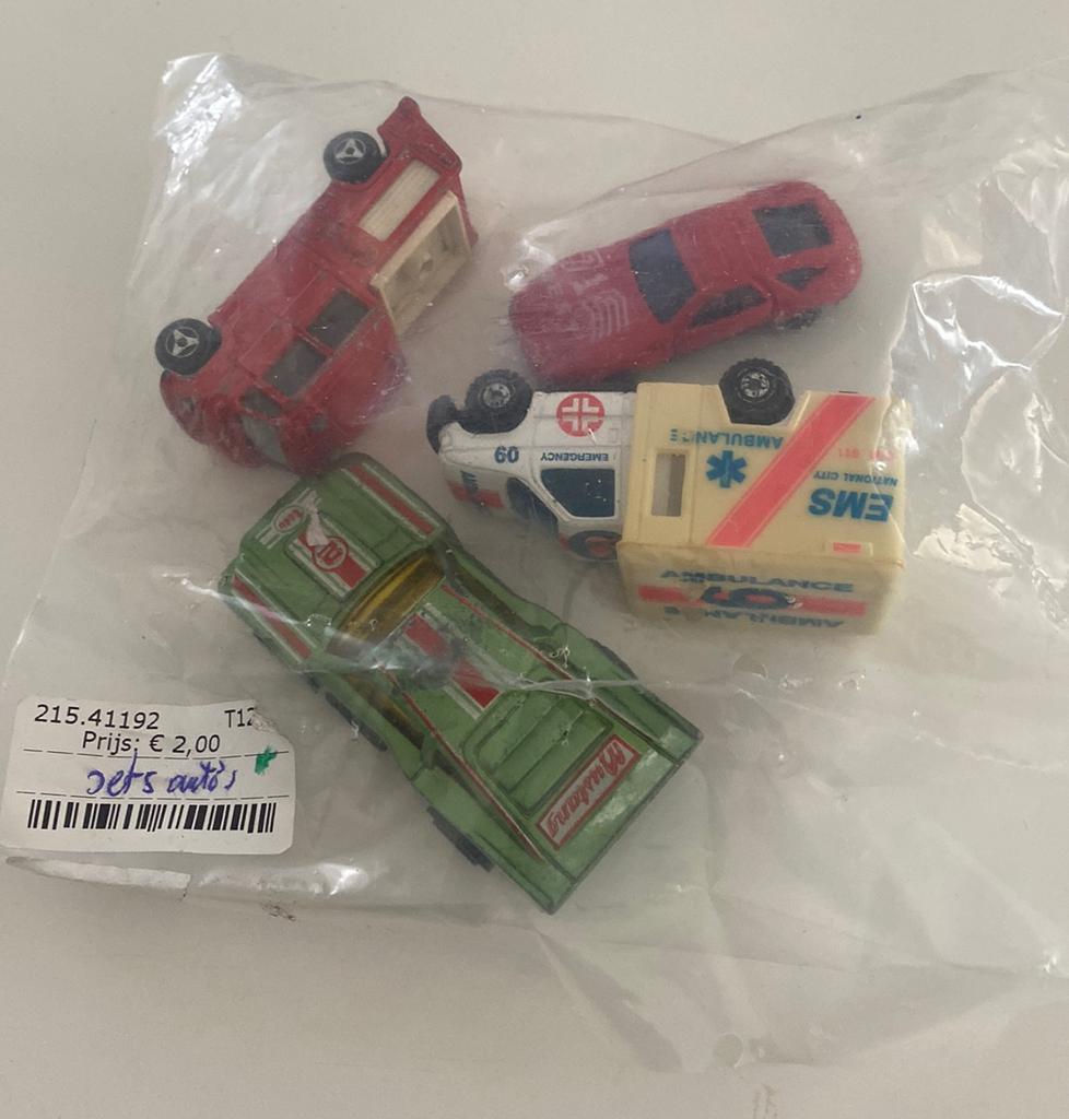 €2 vijf autootjes diverse merken, Ophalen of Verzenden, Gebruikt