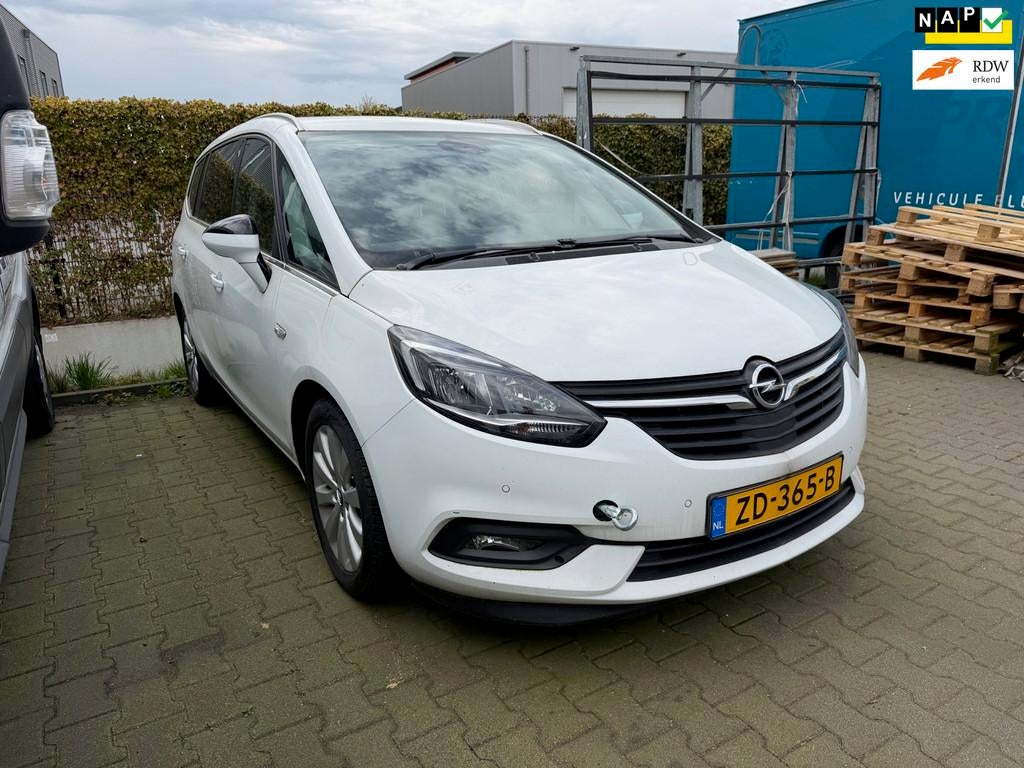 Opel Zafira 2.0 CDTI Online Edition Automaat | Clima | Cruis, Auto's, Opel, Euro 6, Parkeersensor, 1650 kg, Wit