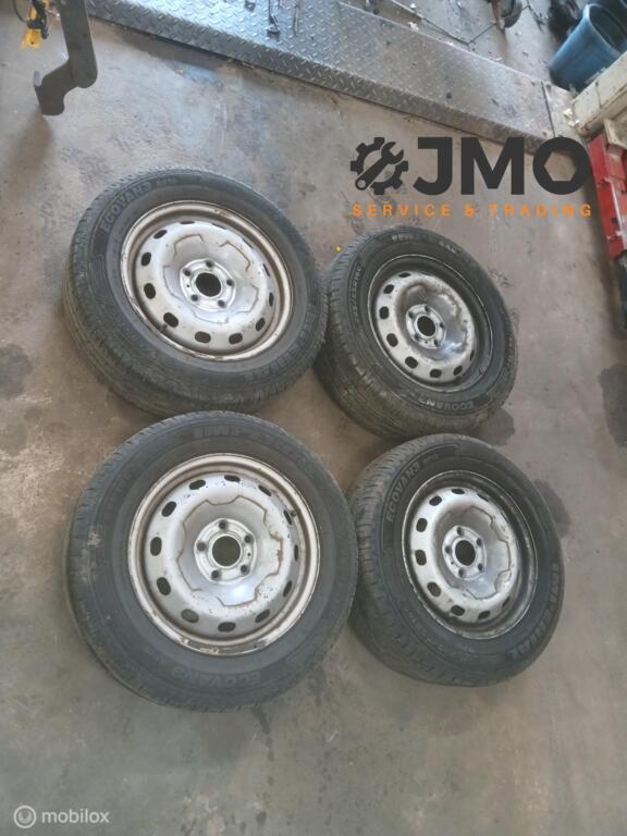 Stalen velgen Set Opel Vivaro bestel B 1.6 CDTI 2014-2022, Auto-onderdelen, Banden en Velgen, 16 inch, Banden en Velgen, Zomerbanden