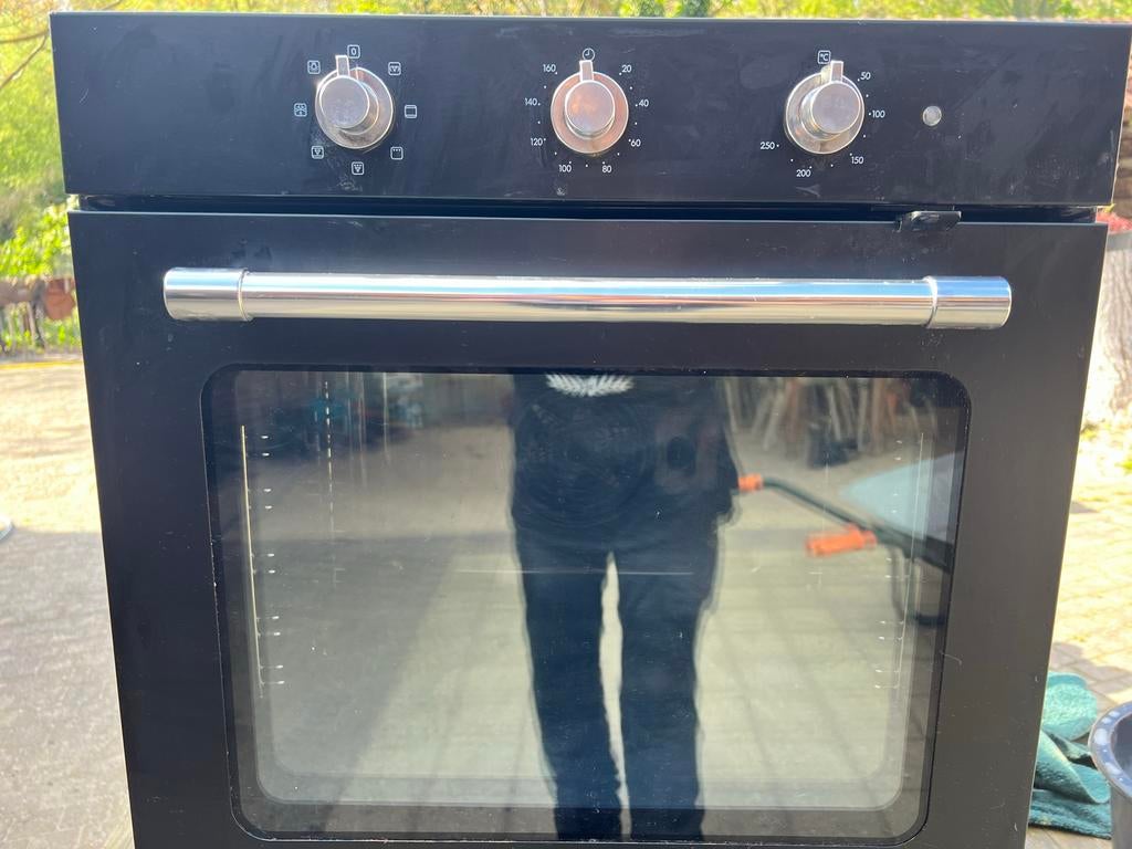 IKEA Hetelucht Oven - Zwart, Inbouw, Ophalen, Gebruikt, Oven, Hete lucht