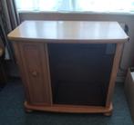Eiken TV / Radio Kast, Ophalen, Gebruikt, 50 tot 100 cm, Minder dan 100 cm