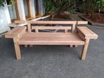 Nara Teakhouten Tuinbank - Handgemaakt, 3-zits, Duurzaam, Ophalen of Verzenden, Nieuw, Teakhout