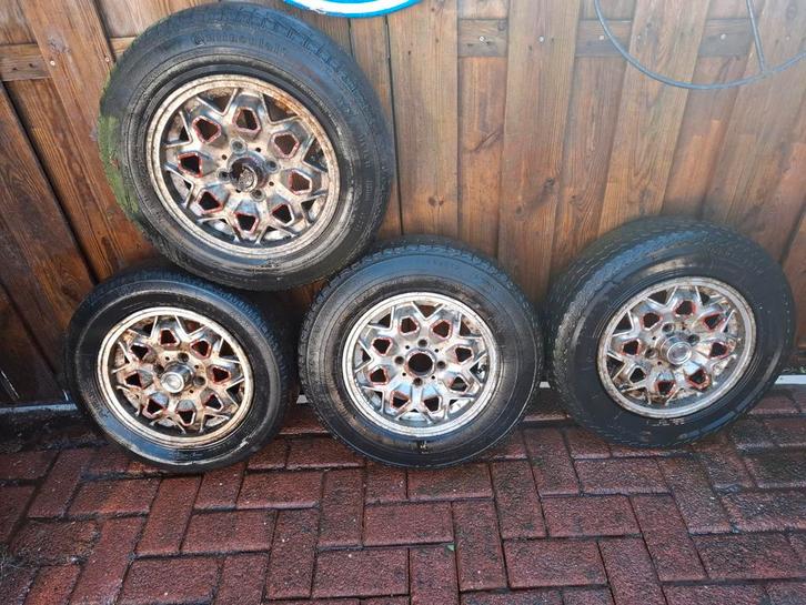Dunlop Simca 1100 TI velgen 5JX13'' 4x98, Auto-onderdelen, Ophanging en Onderstel, Gebruikt, Ophalen of Verzenden