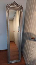 Zilverkleurige barok spiegel (175x45cm), Huis en Inrichting, Woonaccessoires | Spiegels, Ophalen
