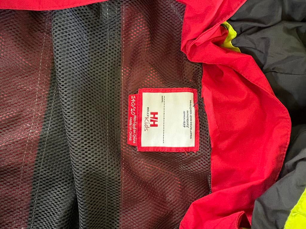 Helly Hansen zeiljas maat 140 / 10 jaar, Ophalen of Verzenden, Gebruikt, Jongen of Meisje, Jas