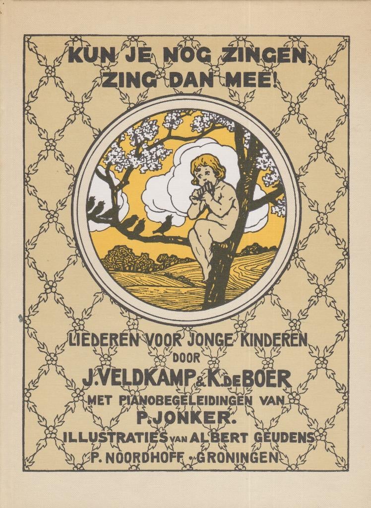 J.VELDKAMP/K.DE BOER - KUN JE NOG ZINGEN, ZING DAN MEE!, Muziek en Instrumenten, Bladmuziek, Gebruikt, Artiest of Componist, Populair