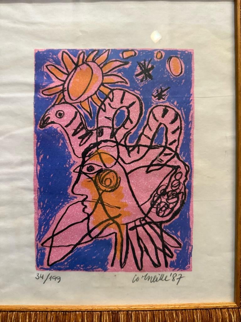 Corneille  Gesigneerd Gedateerd 1987  Hand Gesigneerd ,, Ophalen