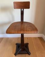 Originele Singer Machinist Stoel, Ophalen, Gebruikt, Bruin, Eén