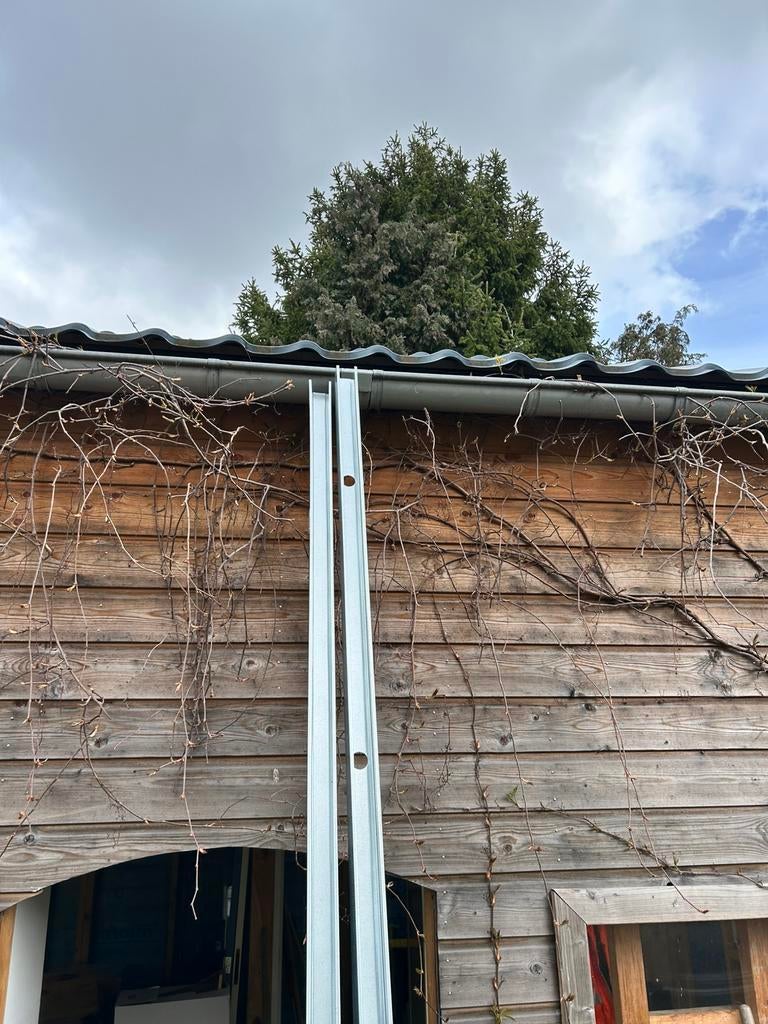 Twee metalstud wand profielen 3m, Doe-het-zelf en Verbouw, Metalen, Ophalen, Nieuw