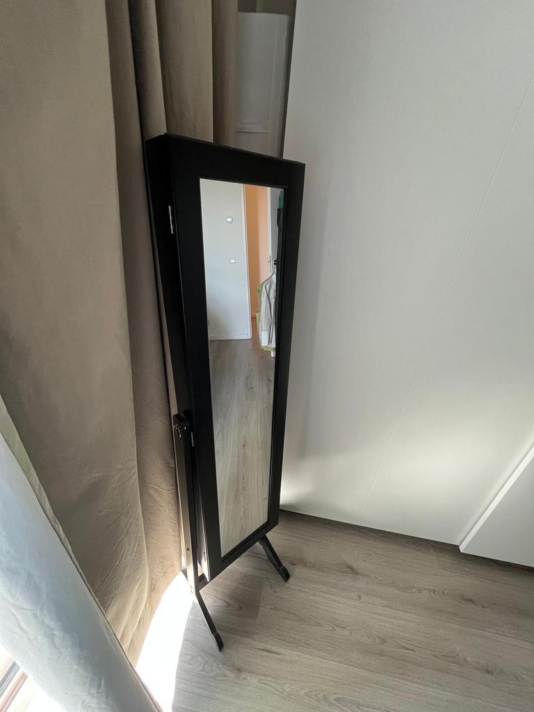 Spiegelkast sieraden 147x37x45cm, Ophalen, Minder dan 50 cm, 100 tot 150 cm, Zo goed als nieuw