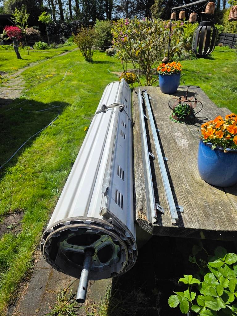 Polynorm garage roldeur  te koop, Ophalen, Gebruikt, 200 cm of meer, 200 cm of meer