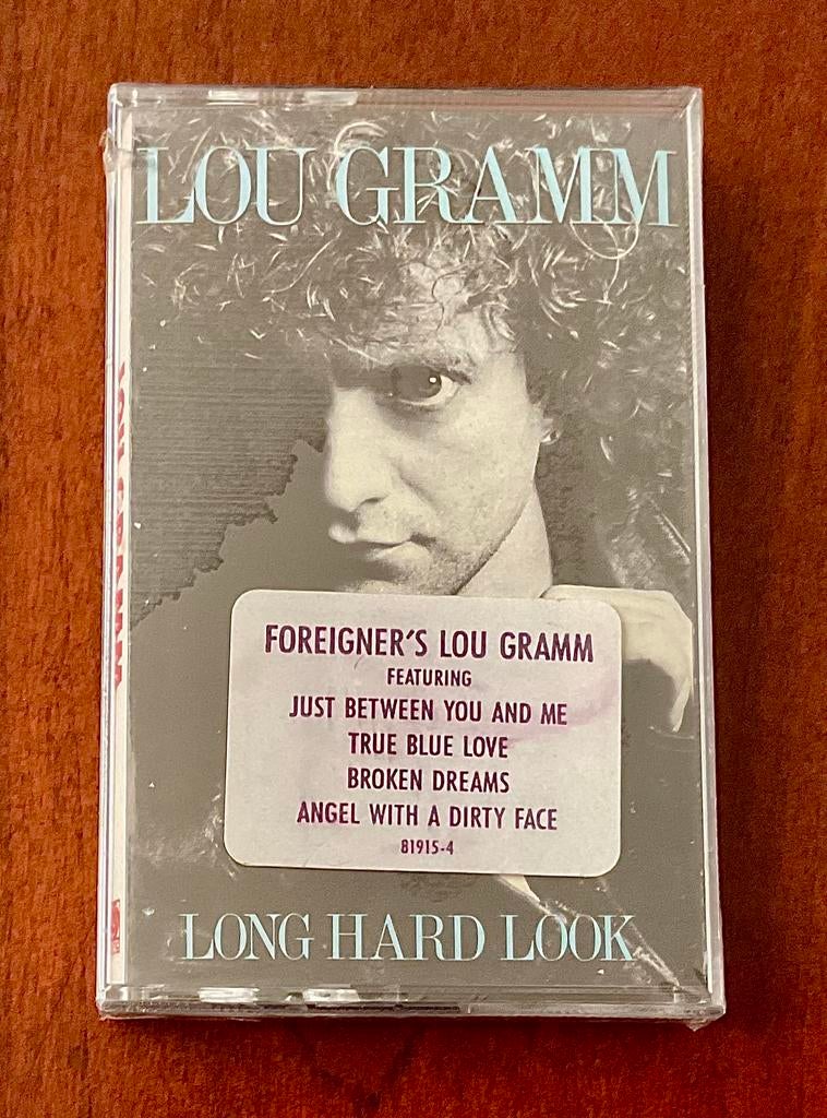 LOU GRAMM (FOREIGNER) Long Hard Look Cassettebandje GESEALD, Cd's en Dvd's, Cassettebandjes, 1 bandje, Ophalen of Verzenden, Origineel