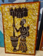 Schilderij batik, Ophalen