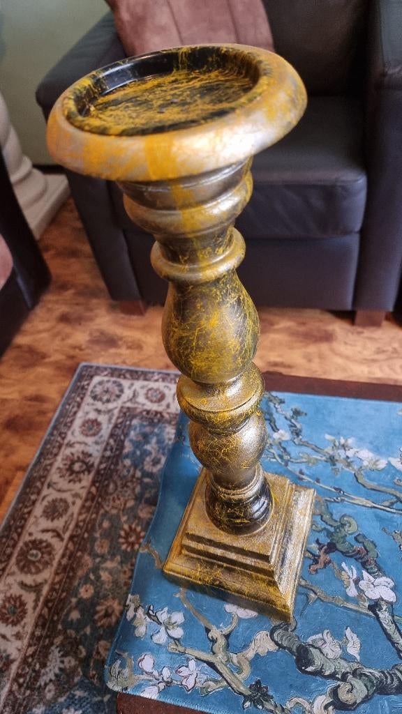 kandelaar 50 cm voor kerk kaars, Antiek en Kunst, Ophalen of Verzenden, Overige materialen