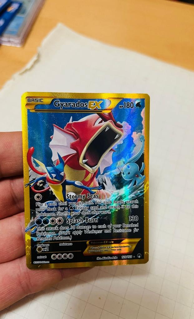 Gyarados Ex 123/122 Holo BREAKpoint Pokemon, Verzenden, Zo goed als nieuw, Losse kaart, Foil