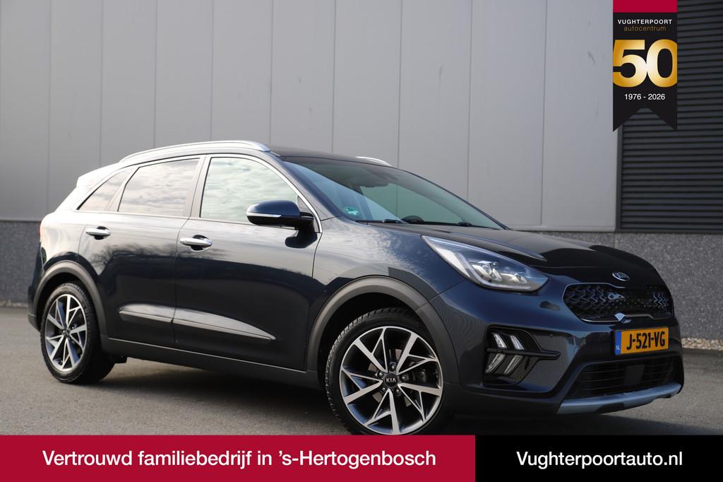 Kia Niro 1.6 GDi Hybrid ExecutiveLine/Schuifdak/Leder/Trekh/, Gebruikt, Blauw, 23 km/l, 44 pk
