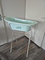 Mintgroen baby badje met standaard, Zo goed als nieuw, Badje, Standaard, Ophalen