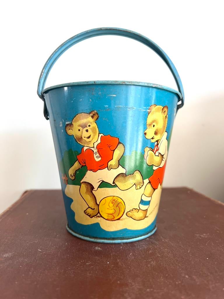 OUD ZANDEMMERTJE BLIK/ TIN, Antiek en Kunst, Antiek | Speelgoed, Ophalen of Verzenden