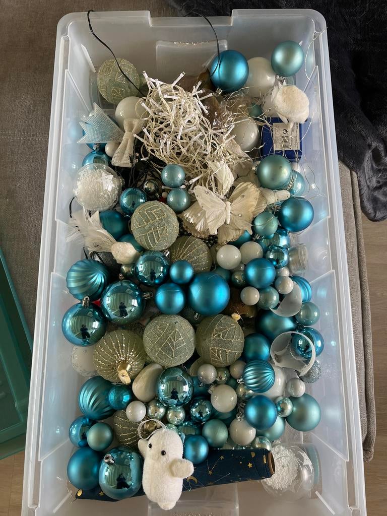 Kerstballen, Ophalen, Gebruikt